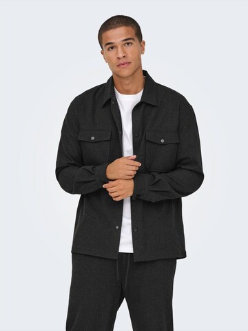 Veste mi-saison 'ONSMARK' Only & Sons en gris : devant