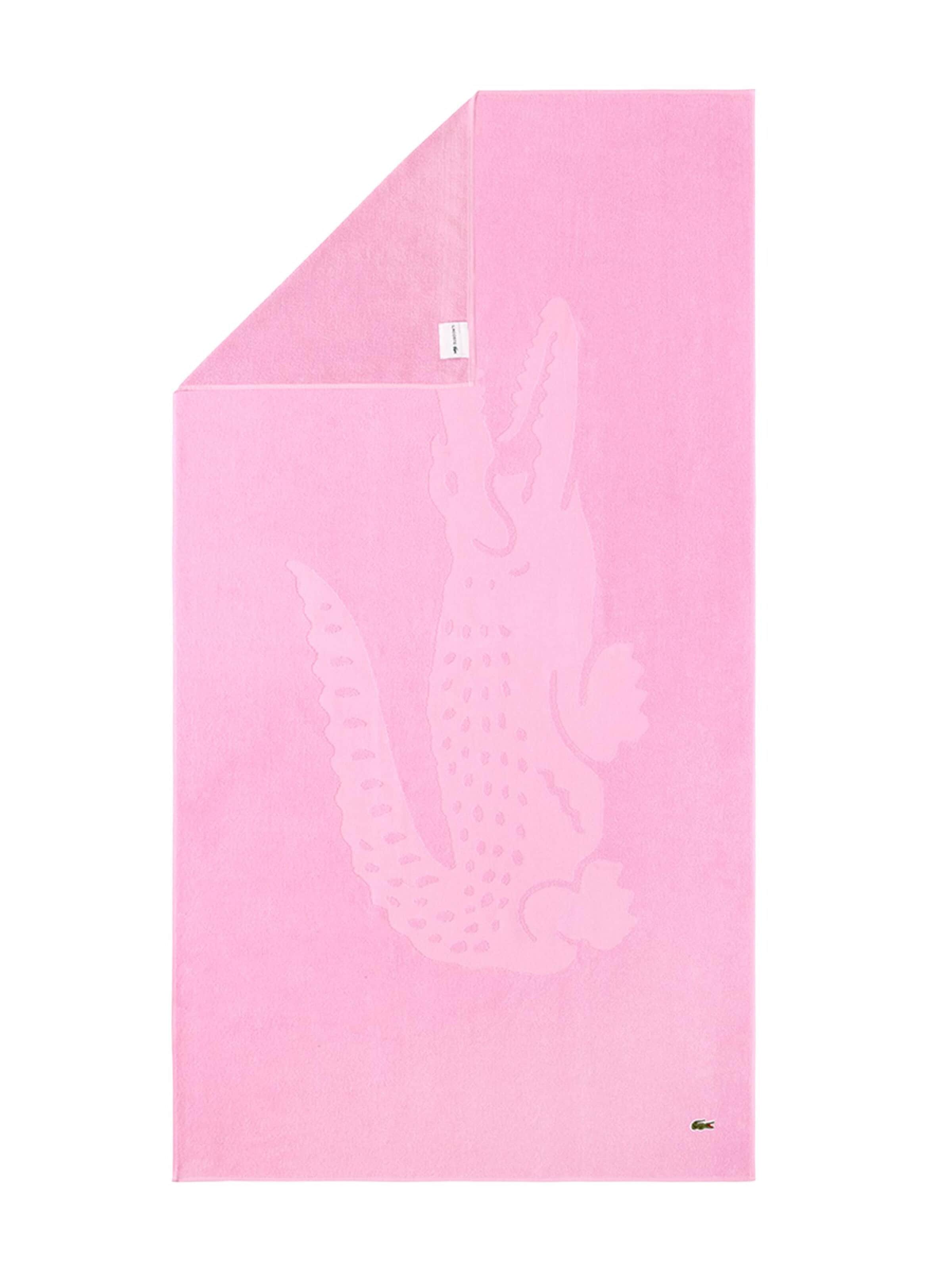 LACOSTE Beach Towel 'LSPORT' in Pink