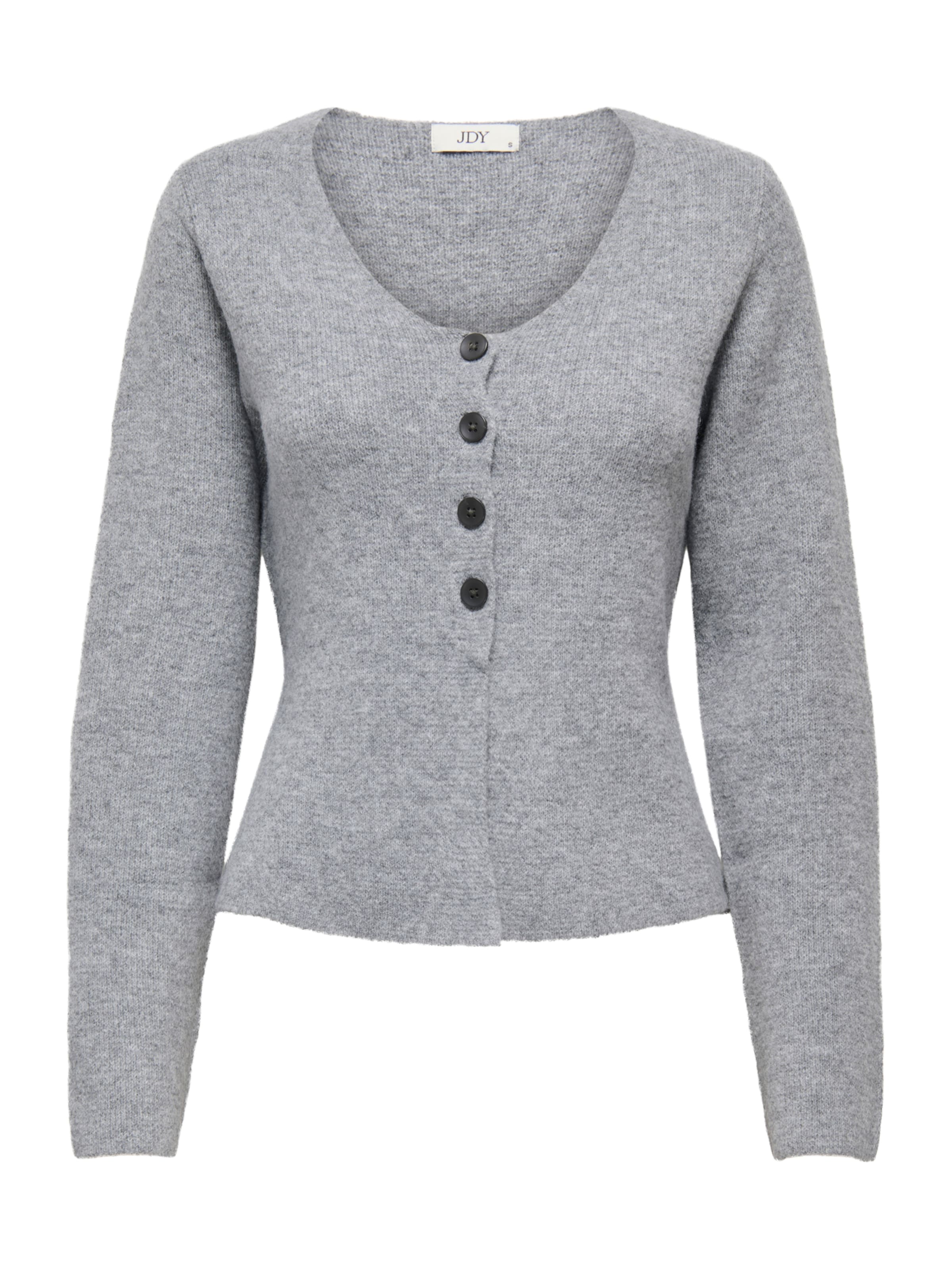 JDY Kardigan 'JDYLEA' – šedá: přední strana