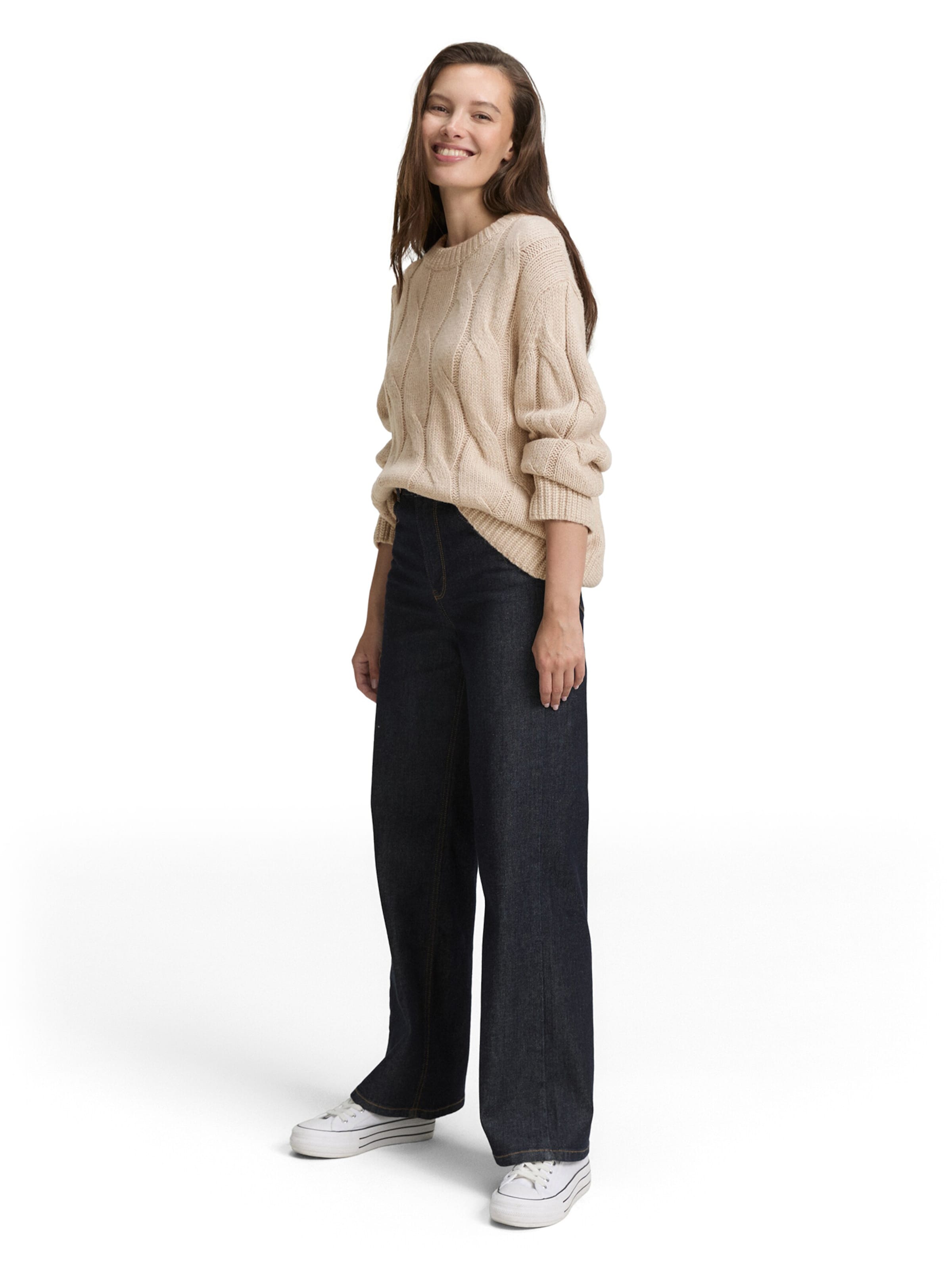 TOM TAILOR Pullover in Grau