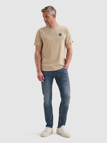 VANGUARD Paita 'T-shirt in cotton jersey with stretch' värissä harmaa