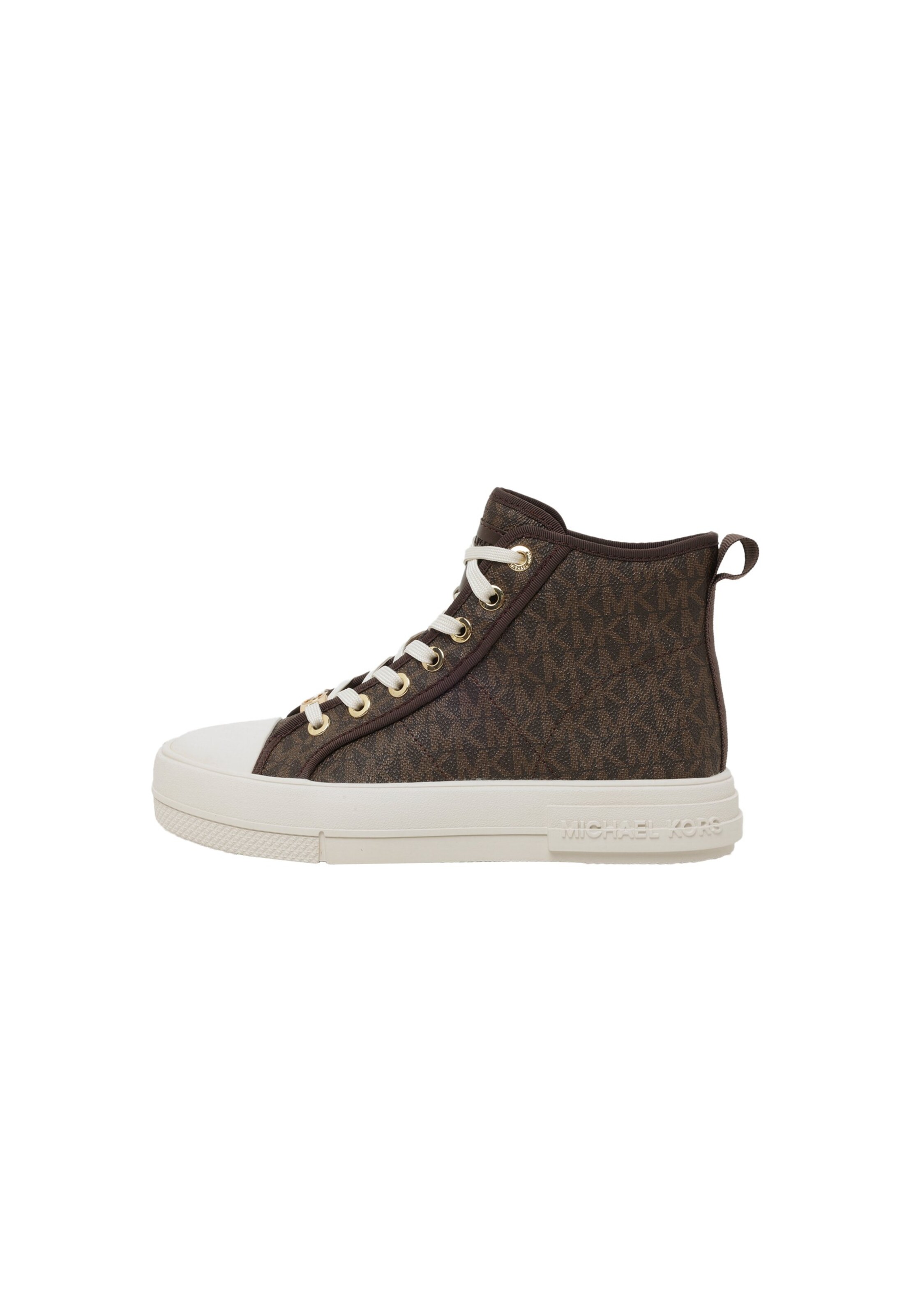 Baskets hautes 'EVY' MICHAEL Michael Kors en marron : devant