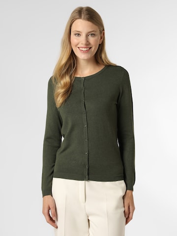 Marie Lund Knit Cardigan in Green: front