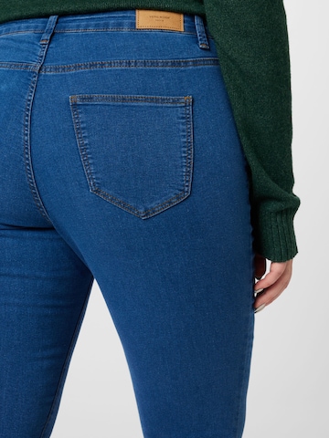 Vero Moda Curve - Skinny Jeggings 'Rudy' em azul