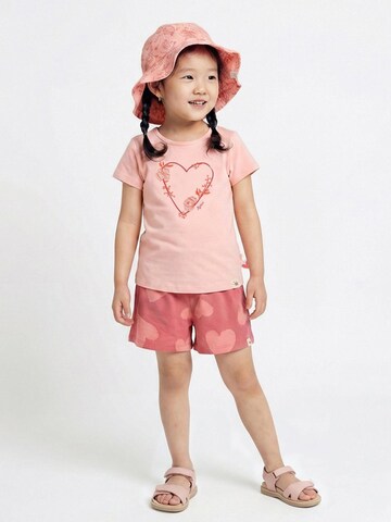 SIGIKID Shirt 'T-Shirt Pink Birds' in Pink