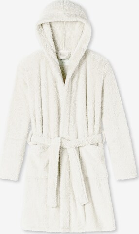 SCHIESSER Bathrobe in White: front