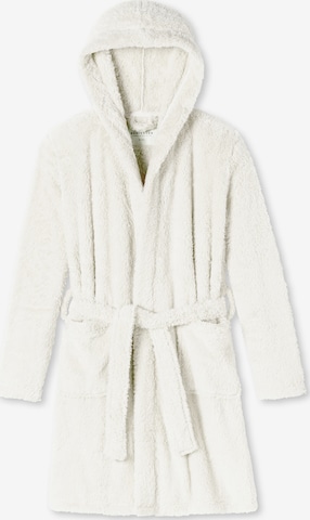 SCHIESSER Bathrobe in White: front