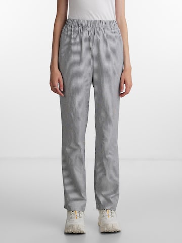 PIECES Loose fit Pants 'HOLLY' in Grey: front