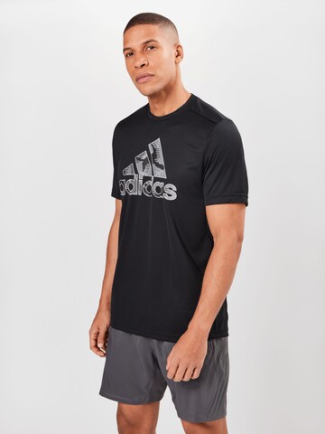 ADIDAS PERFORMANCETehnička sportska majica 'Designed2Move' - crna boja: prednji dio