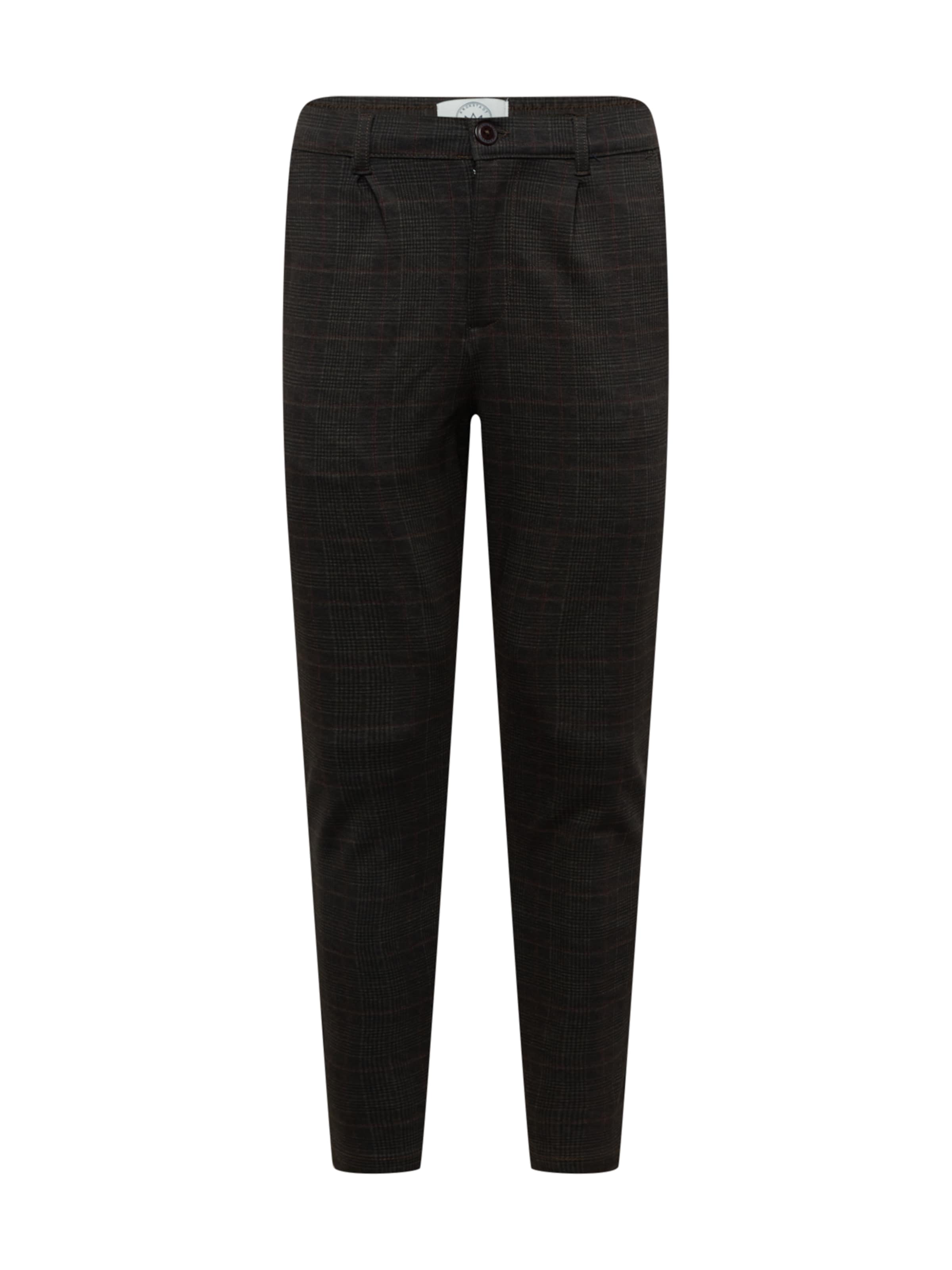 Kronstadt Bandplooibroek in Bruin: voorkant