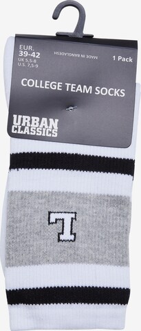 Urban Classics Къси чорапи 'College Team' в бяло