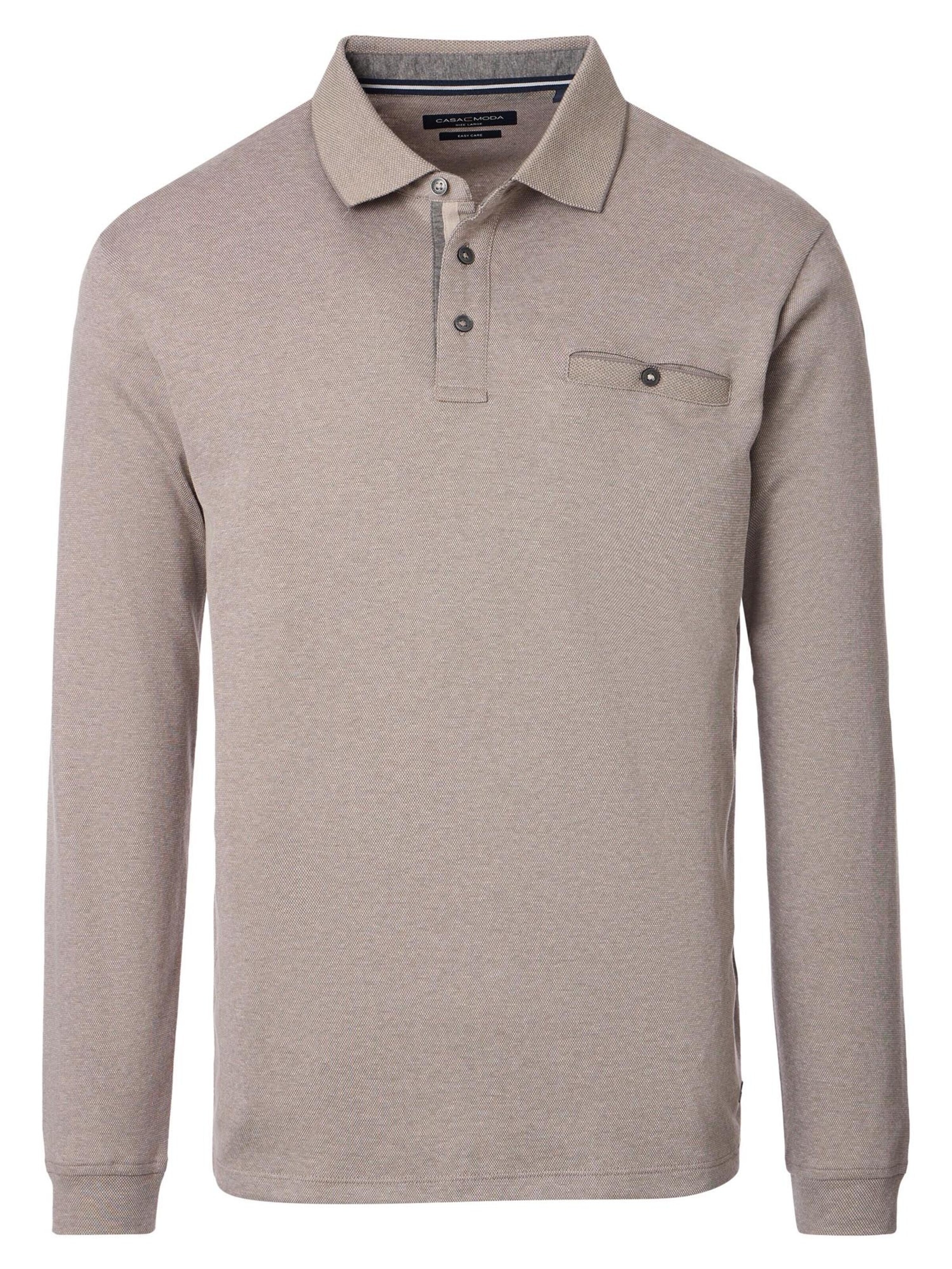 CASAMODA Shirt 'Basic' in Beige: voorkant