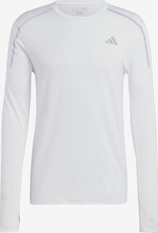 T-Shirt fonctionnel 'Fast' ADIDAS PERFORMANCE en blanc : devant