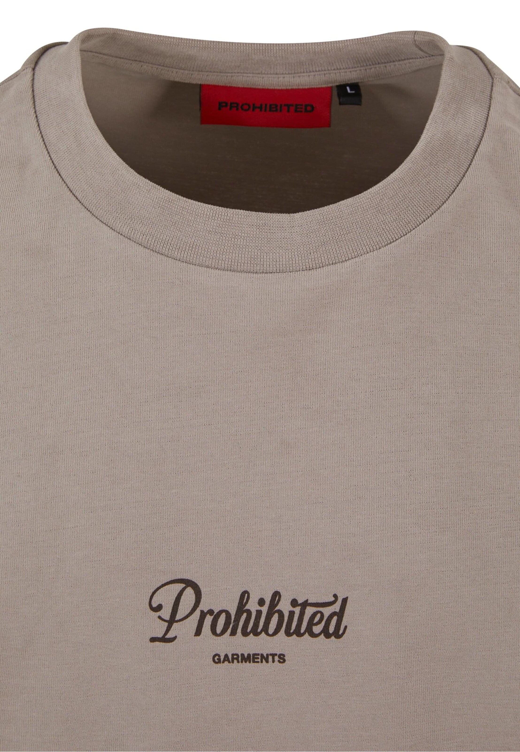 T-Shirt 'Garment' Prohibited en beige