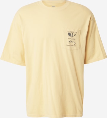 LEVI'S ® Shirt 'SS Workwear Tee' in Beige: voorkant