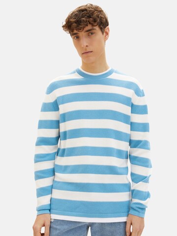 TOM TAILOR DENIM Pullover in Blau: Vorderseite
