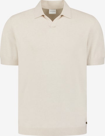 No Excess Poloshirt in Beige: Vorderseite