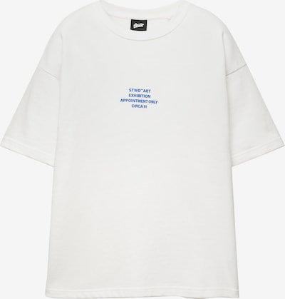 Pull&Bear Paita 'STWD' värissä sininen / valkoinen, Tuotenäkymä