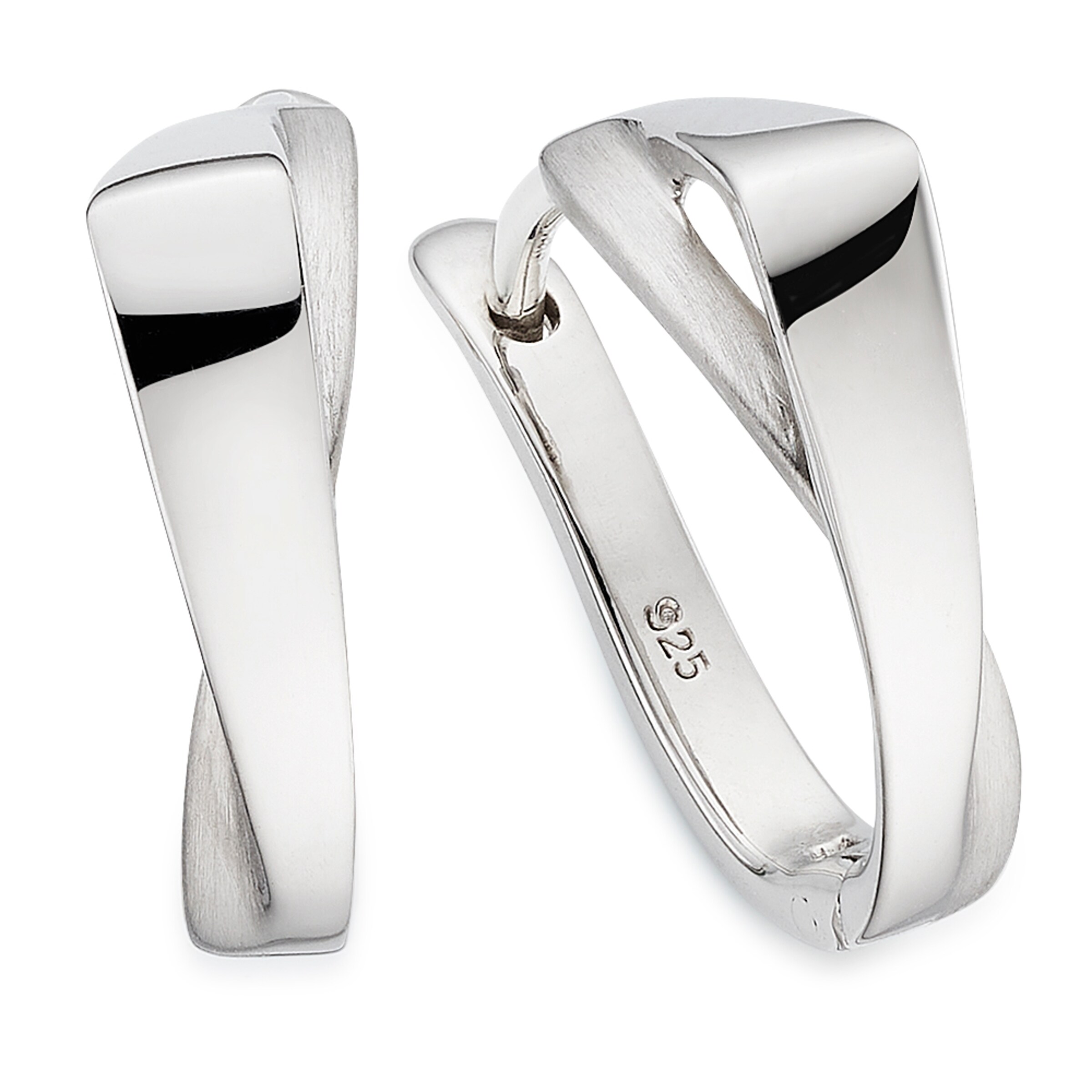 Bruno Banani LM Earrings in Silver: front