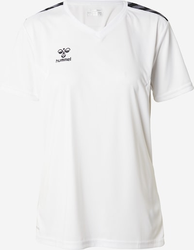 Hummel T-shirt fonctionnel 'Authentic' en noir / blanc, Vue avec produit