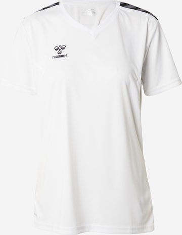 Hummel - Camiseta funcional 'Authentic' en blanco: frente