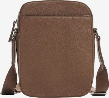 MANGO MAN Crossbody Bag 'Allday' in Brown: front