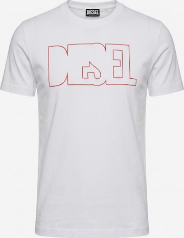 DIESEL - Camisa 'T-DIEGOR 250215' em branco: frente