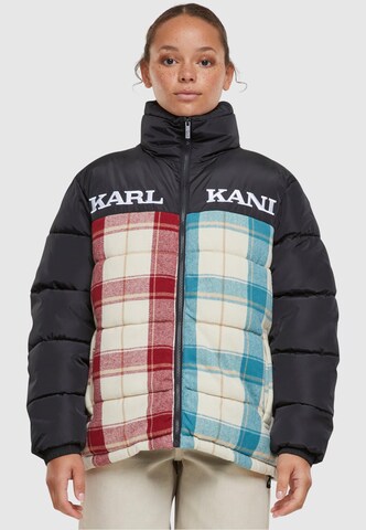 Karl Kani Winter Jacket in Black: front