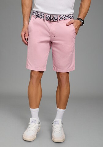 KangaROOS Regular Pants in Pink: front