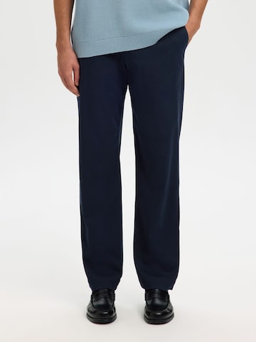 SELECTED - regular Pantalón en azul: frente