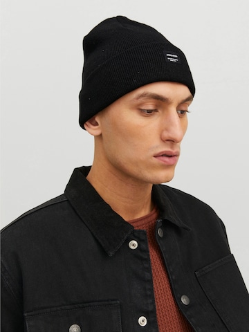 JACK & JONES Čiapky - Čierna: predná strana