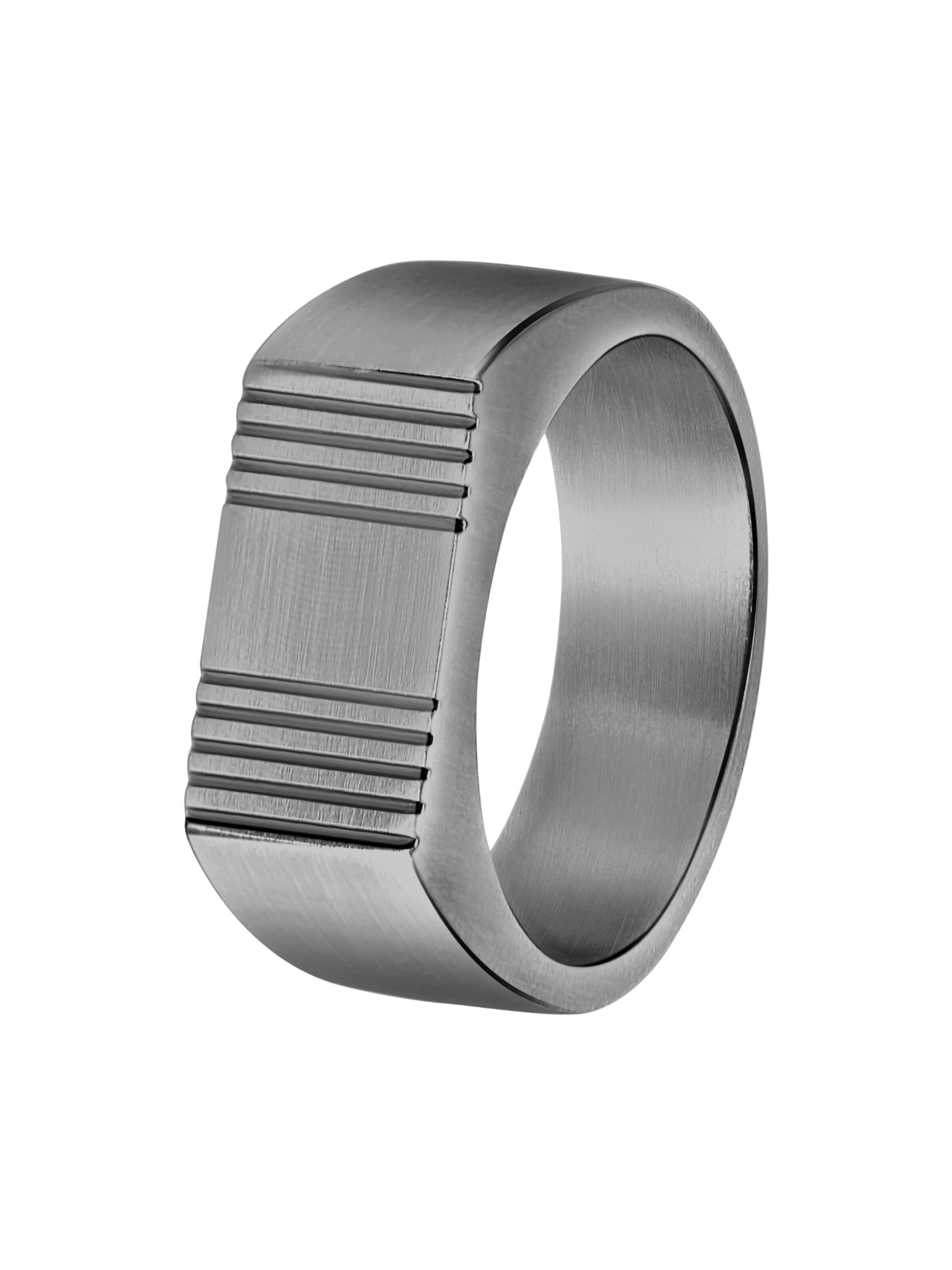 Lucardi Ring in Silber: Vorderseite