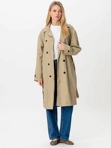 Manteau mi-saison ' Linea Trenchcoat ' TEESHOPPEN en beige