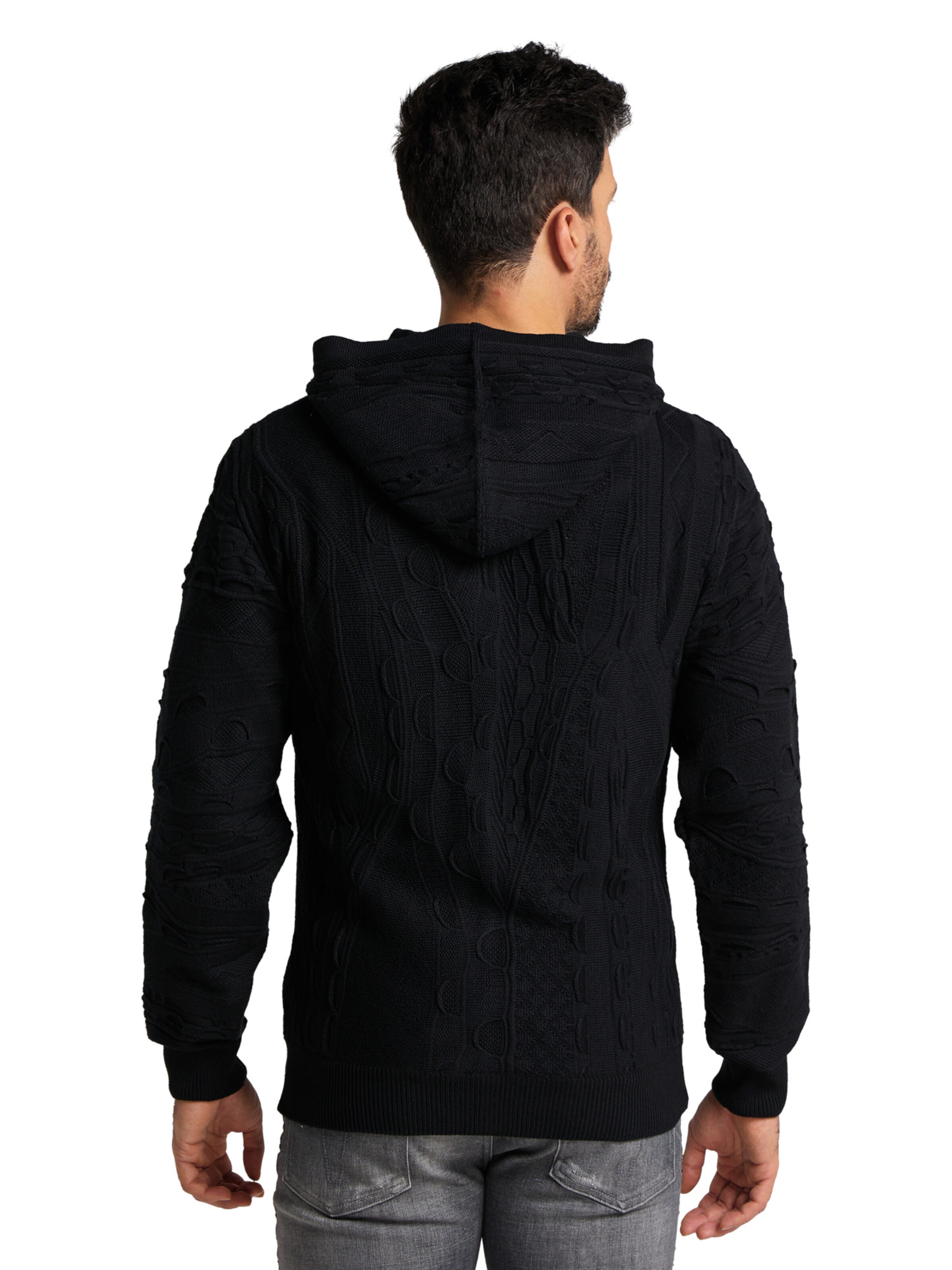 Carlo Colucci Knit cardigan in Black