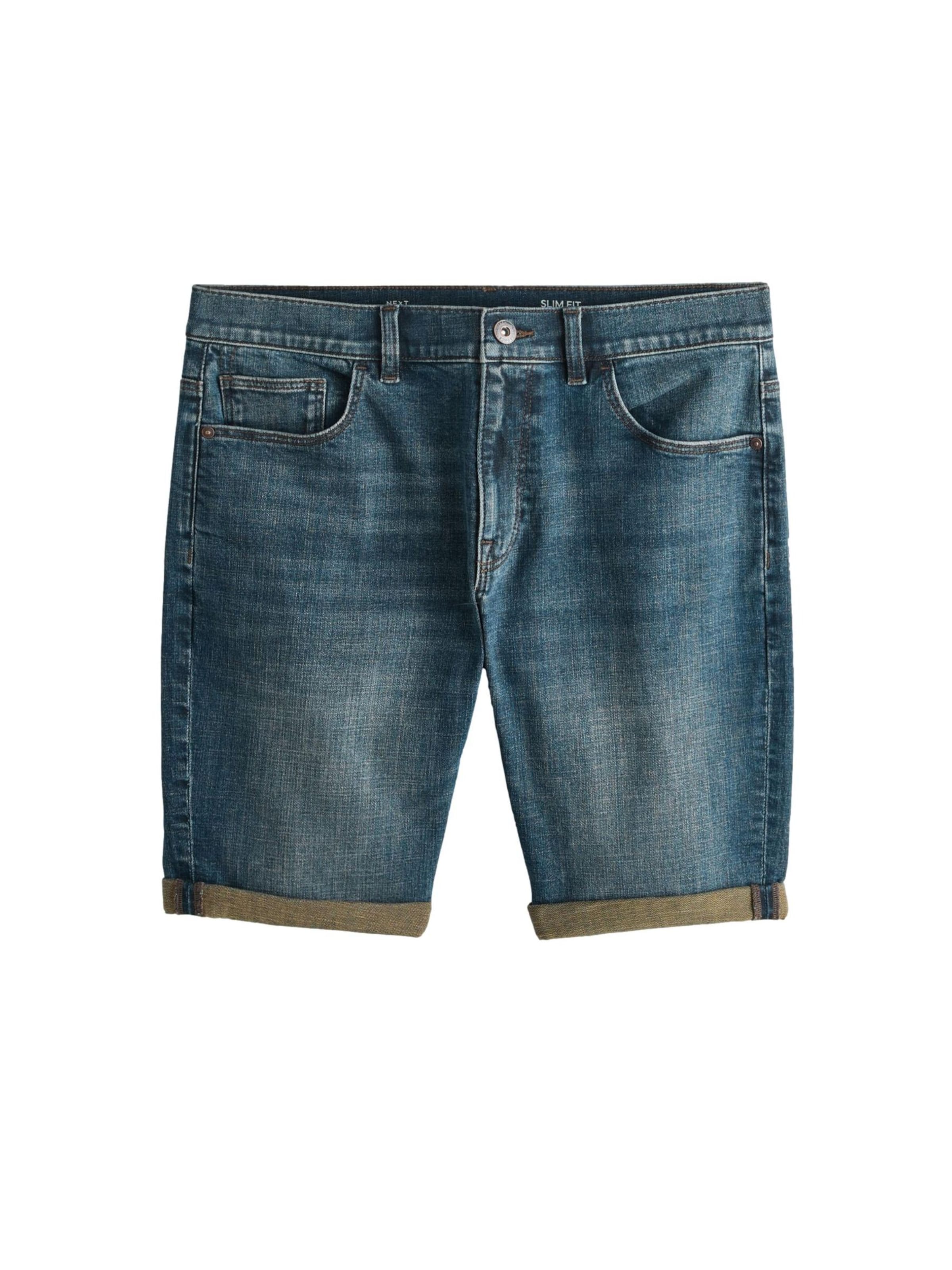 Next Úzky strih Džínsy - Modrá: predná strana