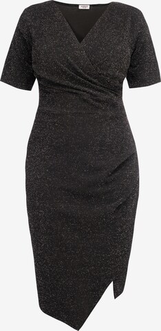 Karko Cocktail Dress in Black: front