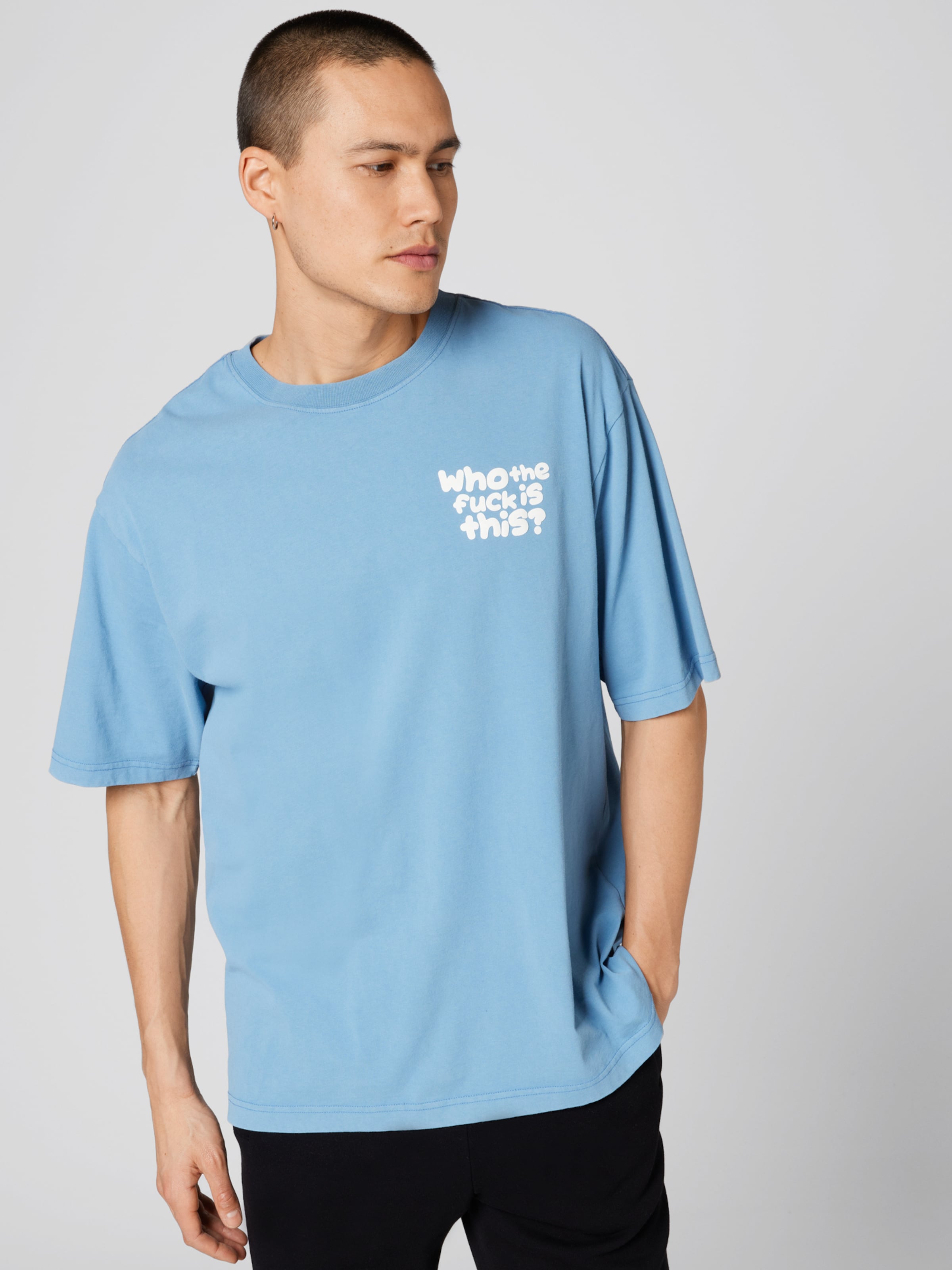 T-shirts et tops T-Shirt Nick x Dardan en Bleu Clair 