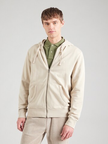 Veste de survêtement Polo Ralph Lauren en gris : devant