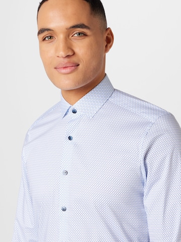 OLYMP - Regular Fit Camisa 'Level 5' em azul