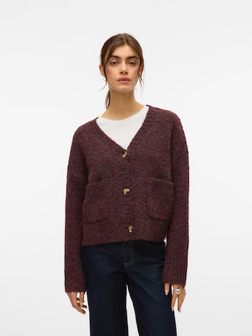 VERO MODA Kardigan 'VMINGRID' – červená: přední strana