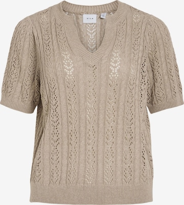 VILA - Top en beige: frente