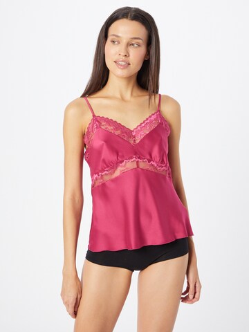 LingaDore Majica za spanje | roza barva: sprednja stran