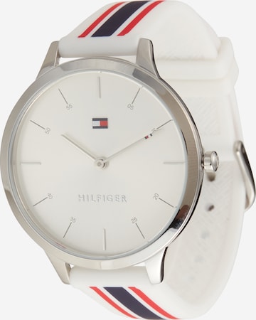 TOMMY HILFIGER - Reloj analógico en blanco: frente