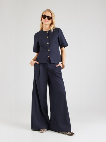 Noella Широкий Брюки со складками 'Kazia' в Синий