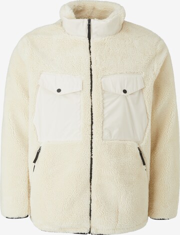 s.Oliver Men Big Sizes Between-Season Jacket in White: front