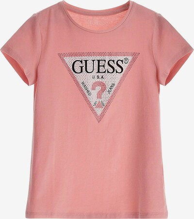 GUESS Camiseta en rosa / rosa pastel / negro, Vista del producto