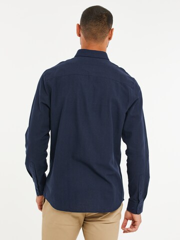 Coupe regular Chemise 'Bale' Threadbare en bleu