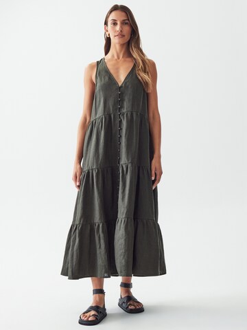 St MRLO - Vestido camisero 'Solee' en verde