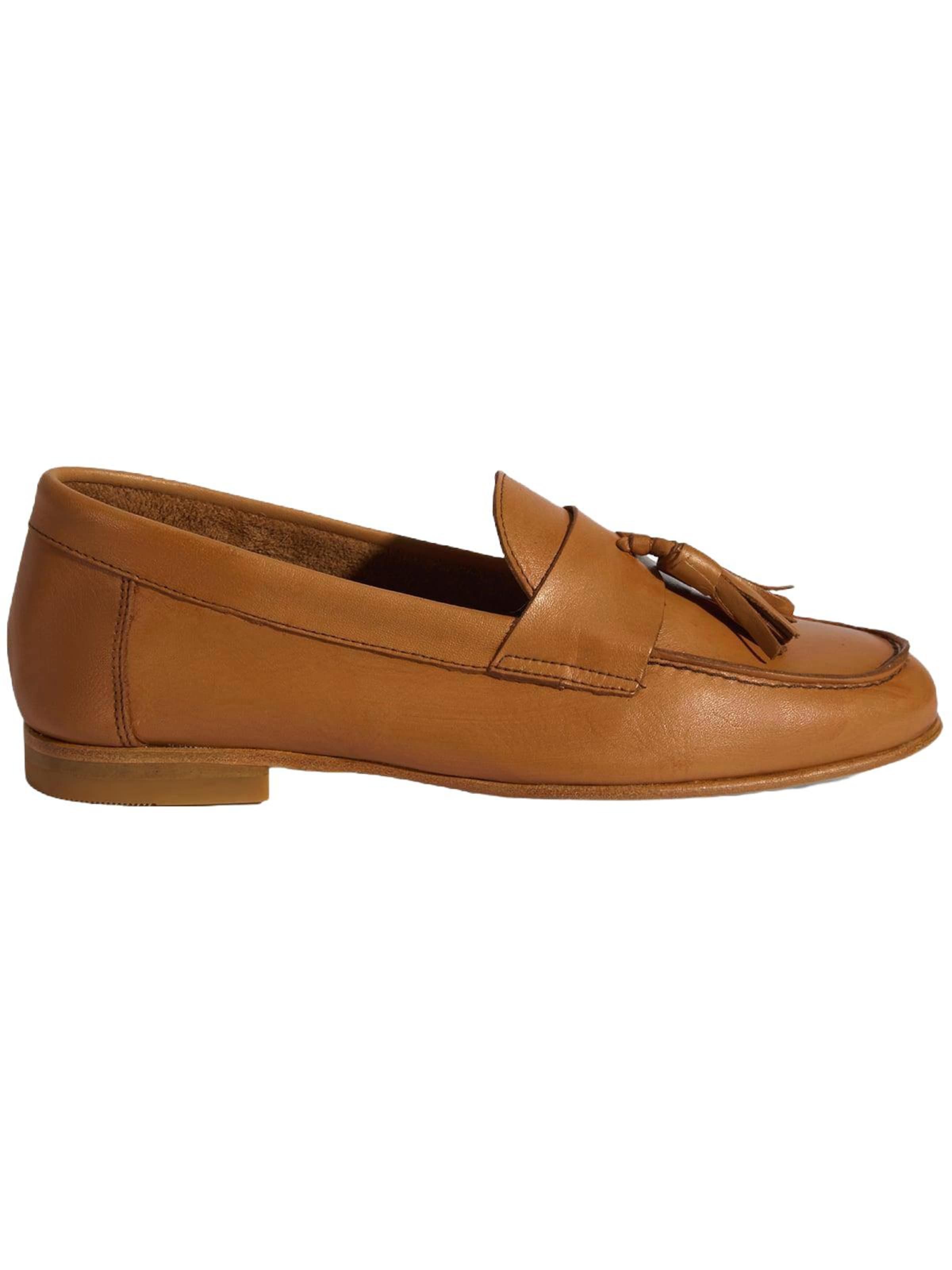 Desa - Mocasines 'Slip-Ons' en marrón