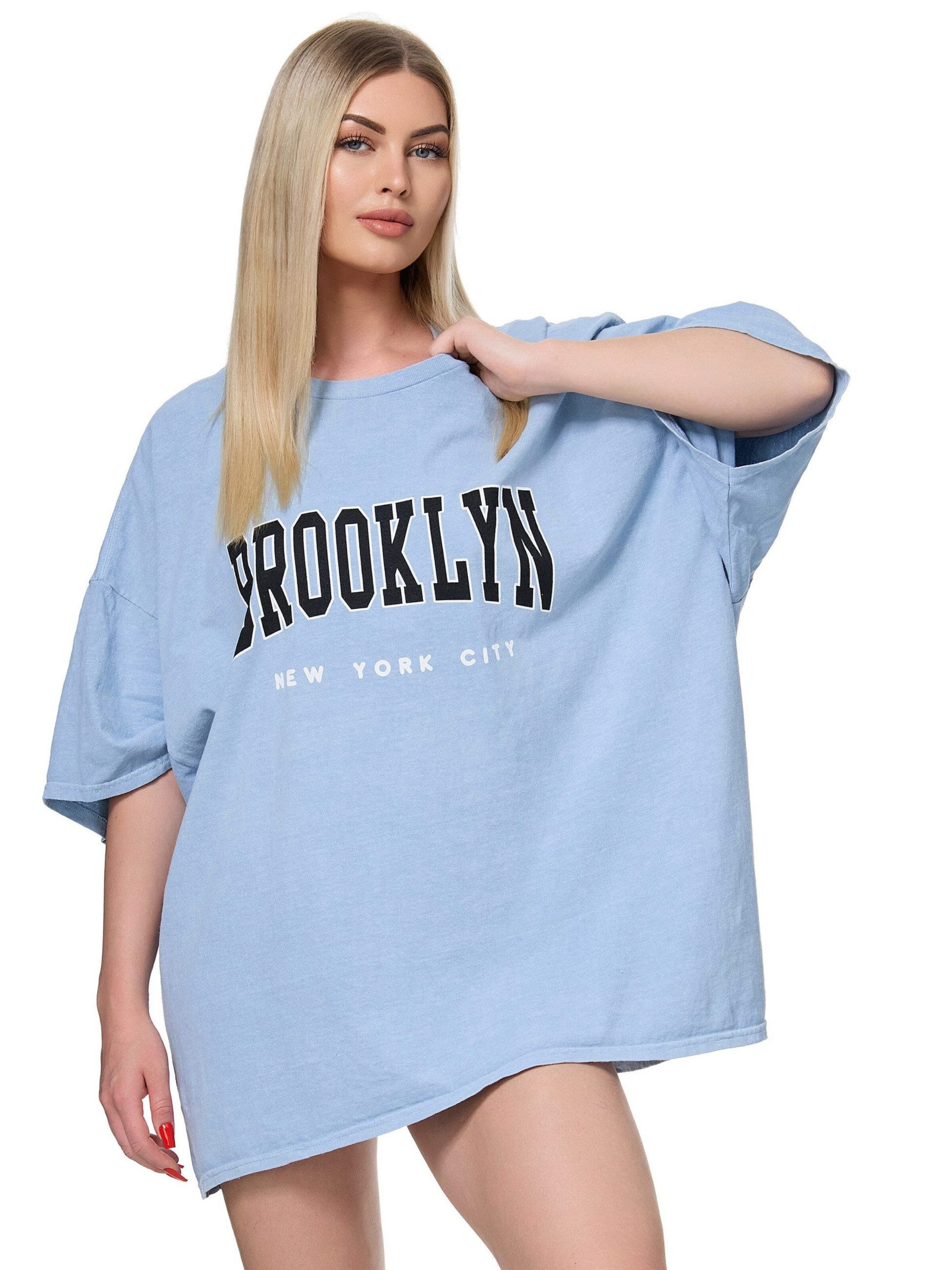 Worldclassca Oversized Shirt in Blue